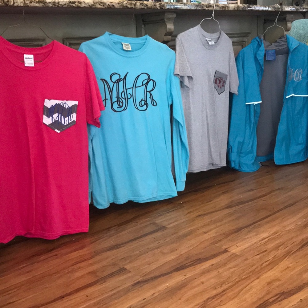 Lot of MHR monogrammed clothing!